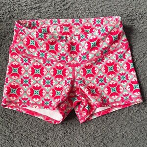 Tough Mode XS workout casual shorts floral print 3” inseam